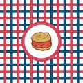 creampuff pastry lasso rope Royalty Free Stock Photo