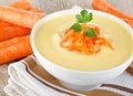 Creamy carrot soup