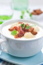 Creamy cauliflower soup