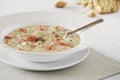 Creamy Chicken Wild Rice Soup Royalty Free Stock Photo