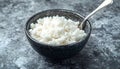 Creamy Kefir in Bowl Royalty Free Stock Photo