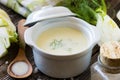 Creamy fennel soup