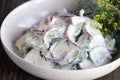 Creamy Greek Yogurt Cucumber Salad