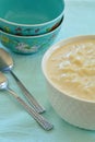 Creamy rice pudding Royalty Free Stock Photo