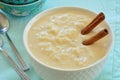 Creamy rice pudding Royalty Free Stock Photo