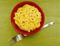 Creamy and homemade macaroni and cheese Royalty Free Stock Photo