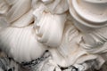 Creamy ice cream close-up, relief texture of ice cream. Royalty Free Stock Photo