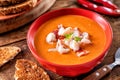 Creamy Lobster Bisque Royalty Free Stock Photo