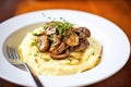 creamy mash with perfectly grilled bangers on top