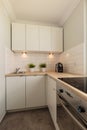 Creamy and modern cooking space