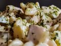 Creamy pasta salad in the North German style