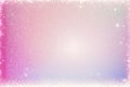 Creamy Pink Background Glitter Postcard. Generative AI