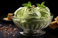 Creamy pistachio dream: a gourmet dessert