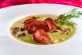 German Potato Sausage Soup Royalty Free Stock Photo