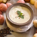 Creamy potato soup