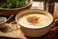 Creamy Pumpkin Soup with Toppings