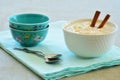 Creamy rice pudding Royalty Free Stock Photo