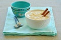 Creamy rice pudding Royalty Free Stock Photo