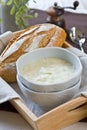 Creamy smoked Trout and celery soup