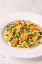 Creamy spinach pasta