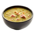 Creamy Split Pea Soup With Ham Royalty Free Stock Photo