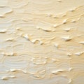 Creamy Texture Cream Wall Art In Organic Sculpting Style