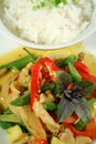 Creamy Thai Chicken Curry 2 Royalty Free Stock Photo