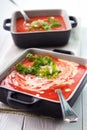 Creamy tomato soup Royalty Free Stock Photo