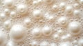 Creamy White Bubbles Texture Background Royalty Free Stock Photo