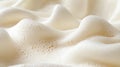 Creamy White Foam Texture with Bubbles Royalty Free Stock Photo