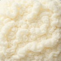 Creamy white sheep wool, luxuriously soft and fluffy texture , plush, natural Royalty Free Stock Photo