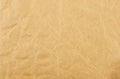 Creased brown paper Royalty Free Stock Photo