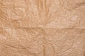 Creased brown paper background Royalty Free Stock Photo