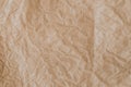 Creased brown paper texture background Royalty Free Stock Photo