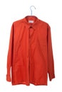 Creased the orange shirt Royalty Free Stock Photo