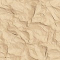 Creased paper texture background. Seamless pattern of recycled off white crumpled and wrinkled paper abstract background. Grunge Royalty Free Stock Photo