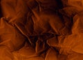 creased paper texture grunge overlay orange noise Royalty Free Stock Photo