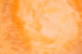 Creased watercolor orange painted background texture Royalty Free Stock Photo