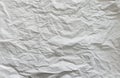 Creased White Paper Sheet Texture Royalty Free Stock Photo