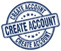 create account blue stamp