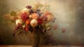 Create Bouquet Image In The Style Of Camille Vivier And Others