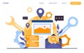 Create Build Website Design Web Page Project Development Illustration