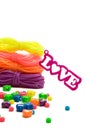 Create Colorful Children Bracelet Toy with Love