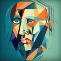 Create A Cubist Shapeshifter With Minimal Lines Royalty Free Stock Photo