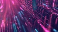 Create digital art with matrix code resembling abstract rainfall for a cyberthemed scene. AIG53M