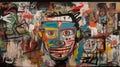 Create Distrust Image In Basquiat, Meese, And Kandinsky Style