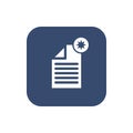 -Create document- icon. Flat design