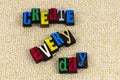 Create every day creation letterpress