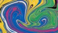 Create flowing fluid forms reminiscent of marbled or fluid art Royalty Free Stock Photo