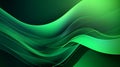 Create Green Abstract Background With Jiggling Lines And Smooth Gradients Royalty Free Stock Photo